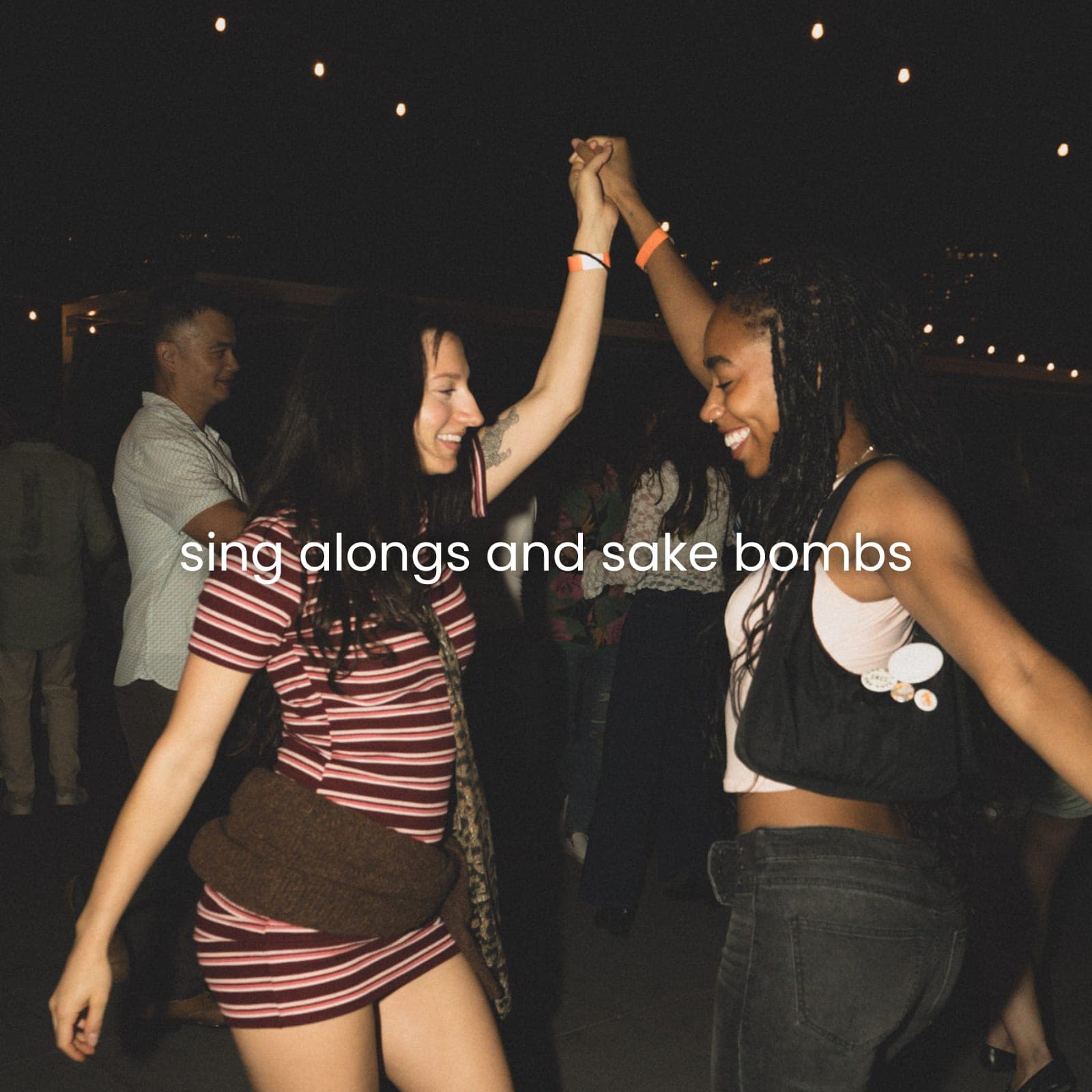sing alongs and sake bombs: karaoke night